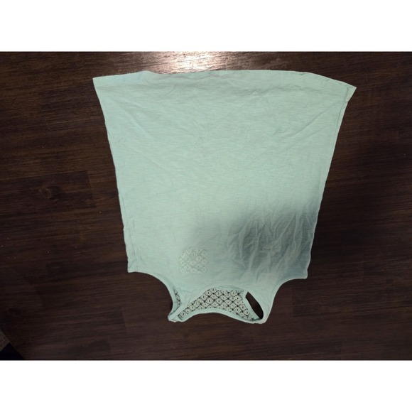 Green Soda Other - Green Soda Girls XL 14/16 Mint Green Lace Racerback Tank Top Pocket Tee